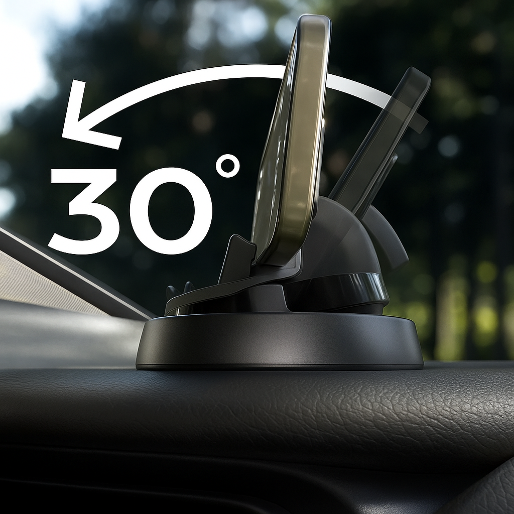 תופסן וואקום לרכב מסתובב 360°!